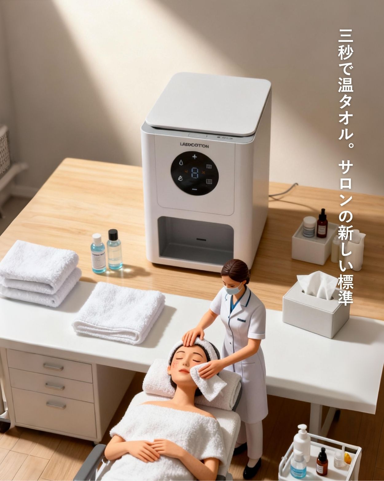 LADOCOTTON Q6｜一次性おしぼりウォーマー 本体