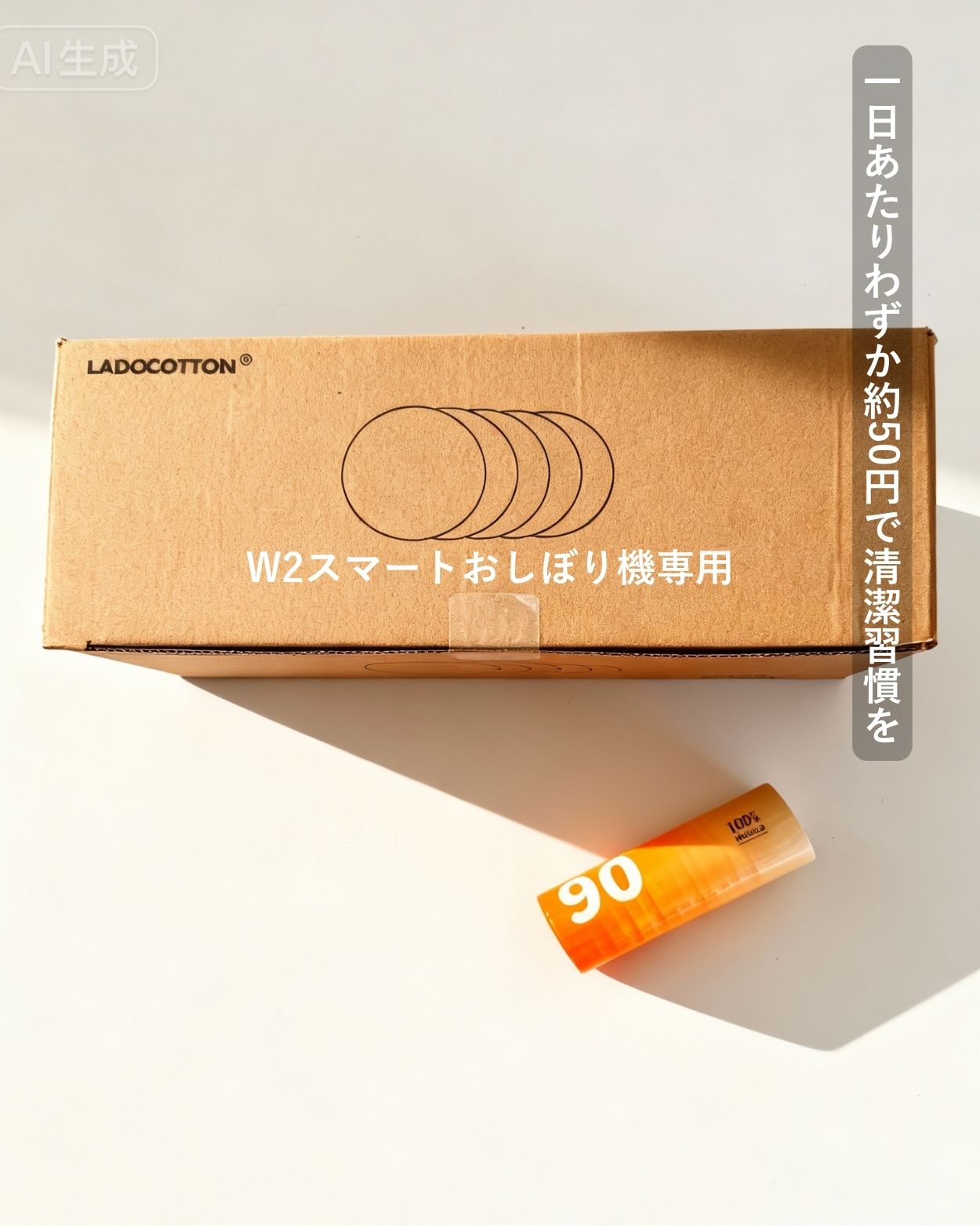 W2J専用｜一次性タオル 補充装（360枚／1箱）