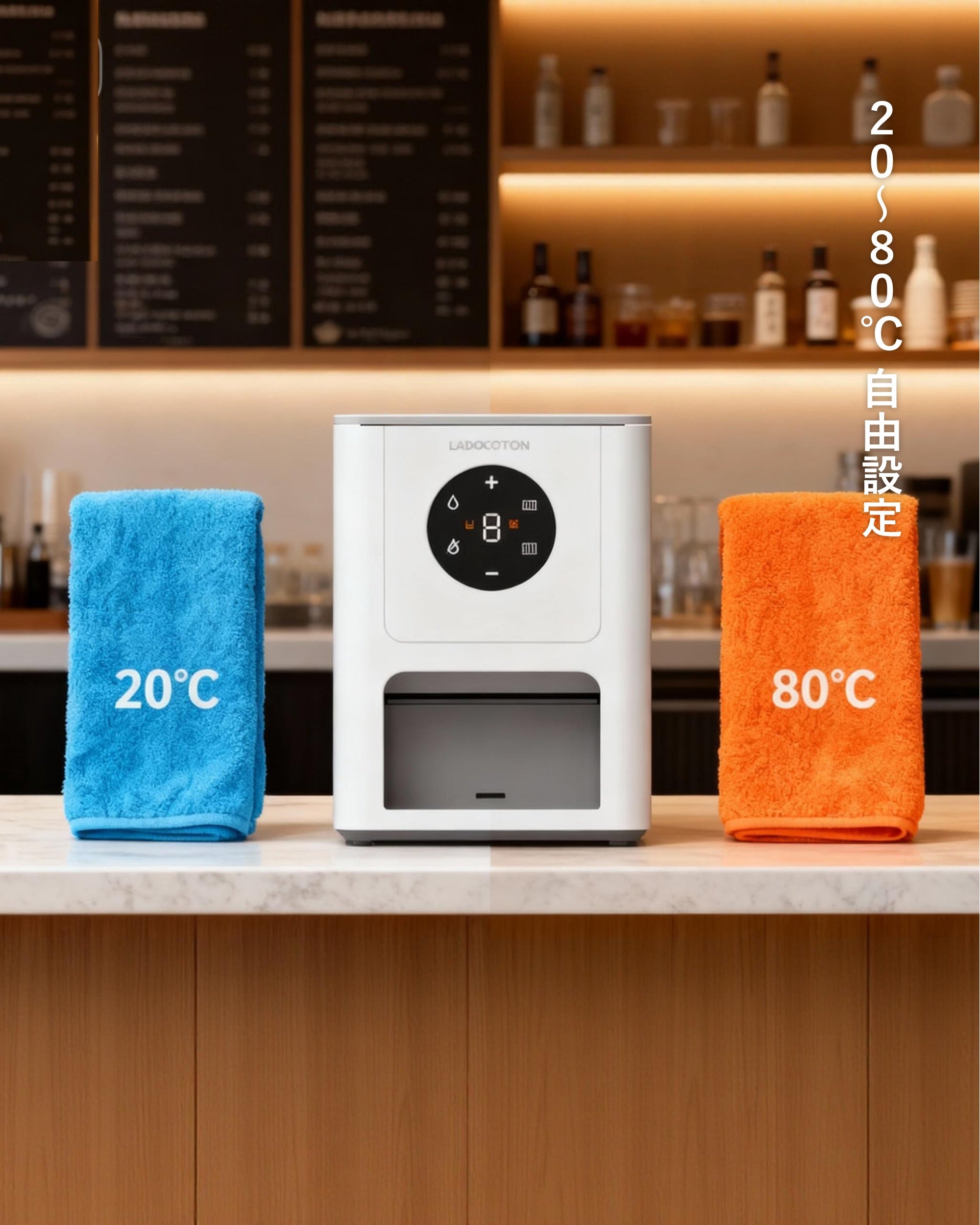 LADOCOTTON Q6｜一次性おしぼりウォーマー 本体