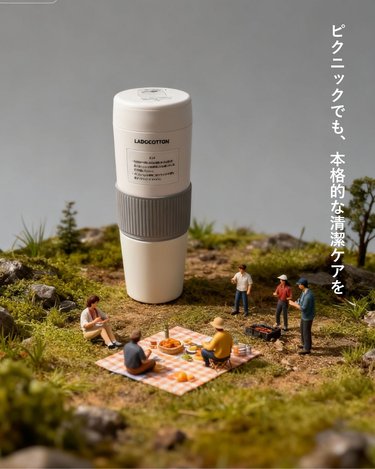 LADOCOTTON C8S｜一次性おしぼりウォーマー 本体（車載・携帯モデル）